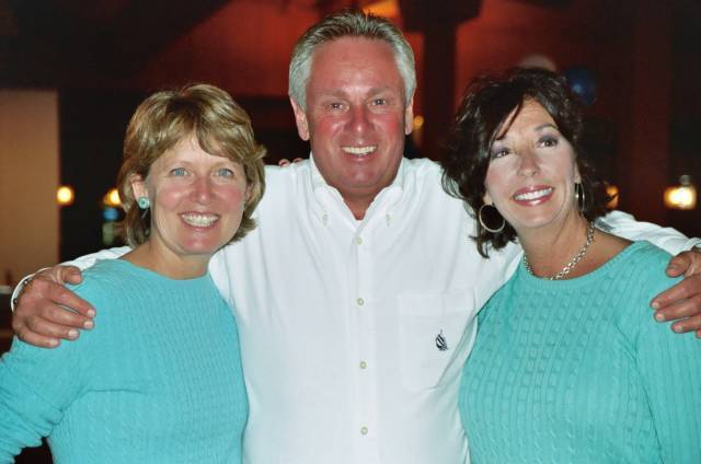 Bob Stoddard wife Becky and Kathy